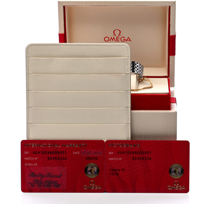 Omega Stainless Steel Mother of Pearl 24mm De Ville Prestige Quartz Watch 424.10.24.60.05.001 6 of 7
