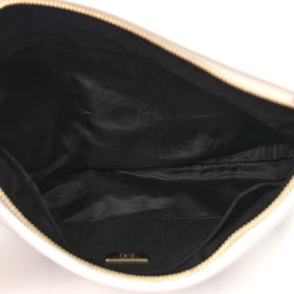 Dolce & Gabbana Calfskin All I Need is Love and Wifi Shoulder Bag White Multicolor 5 of 8