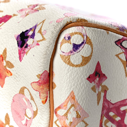 Louis Vuitton Watercolor Aquarelle Speedy 35 White 21 of 25