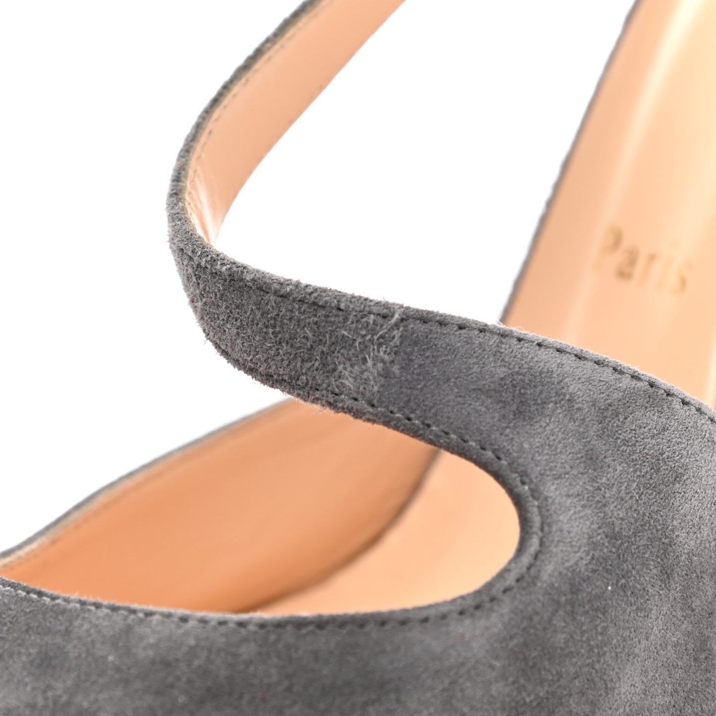 Veau Velours Catchy One 100 Pumps 38 Shadow