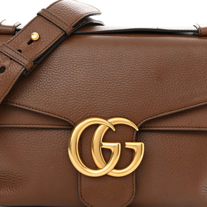 Gucci Cellarius Calfskin GG Marmont Shoulder Bag Nut Brown 8 of 14