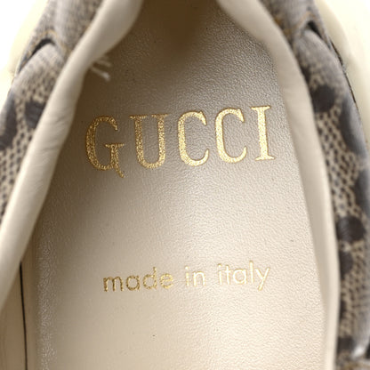 Gucci Maxi GG Supreme Monogram Gucci 100 Mens Rhyton Sneakers 9.5 Beige Ebony 8 of 8