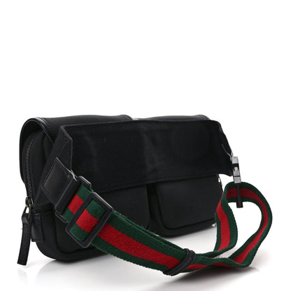 Gucci Techno Canvas Web Band Belt Bag Black 3 of 10
