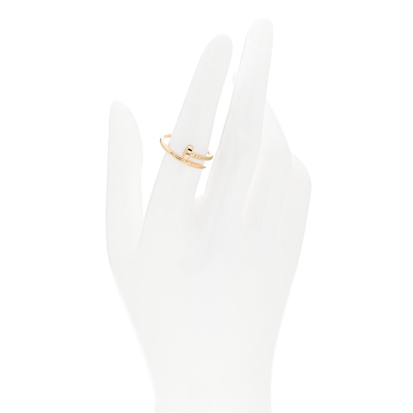 18K Yellow Gold Small Juste Un Clou Ring 54 6.75
