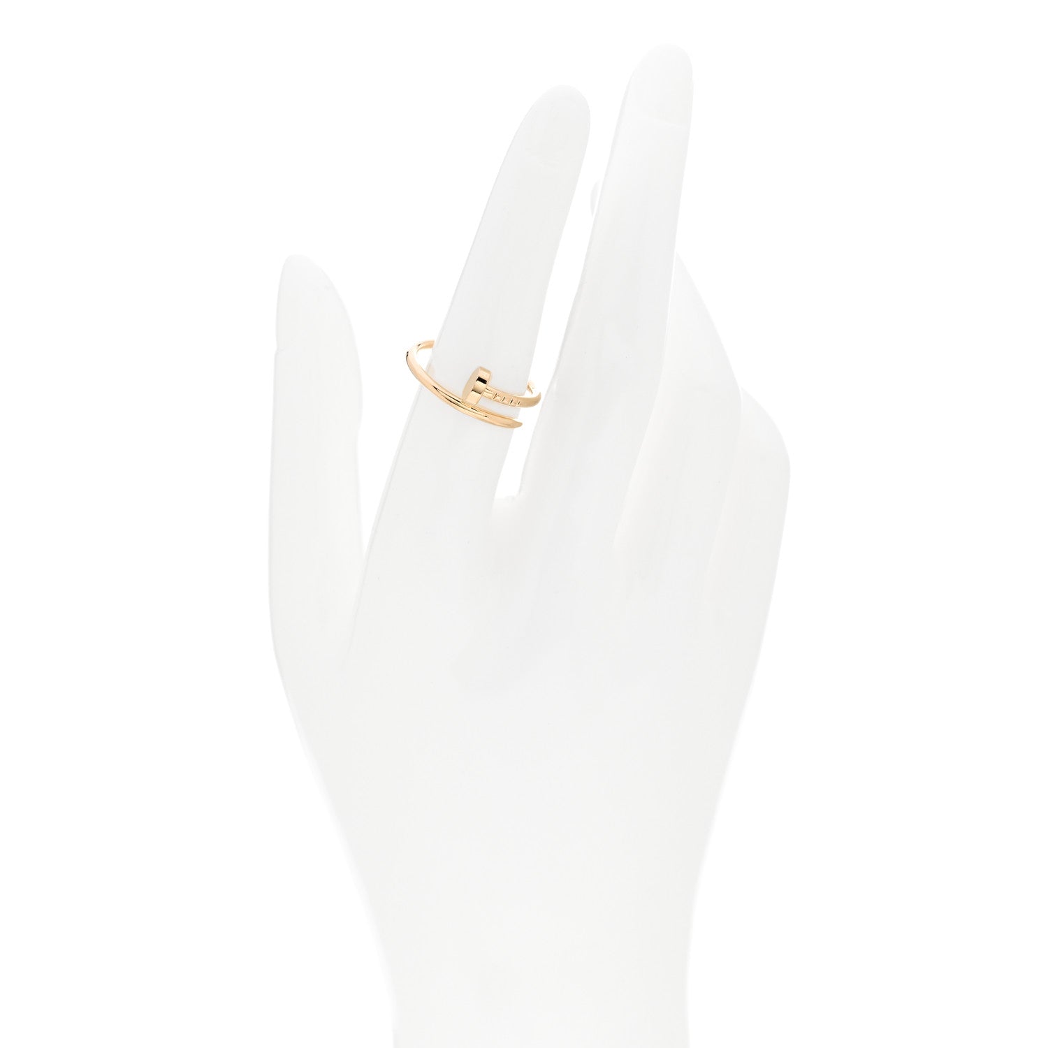 Cartier 18K Yellow Gold Small Juste Un Clou Ring 54 6.75 2 of 5
