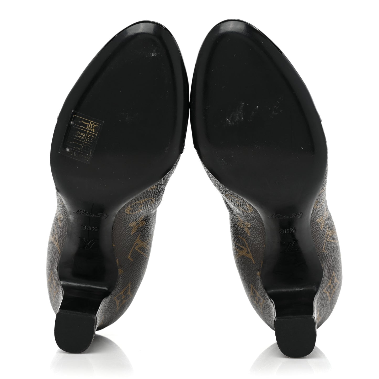 Monogram Revival Ankle Boots 38.5 Black