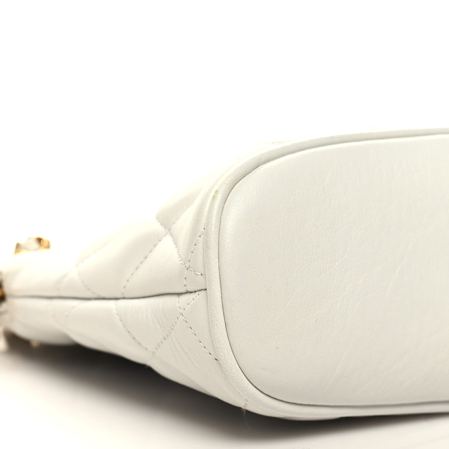 Chanel Lambskin Quilted CC Tote White 10 of 14