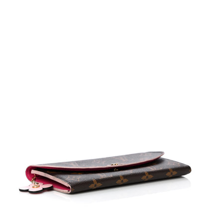 Louis Vuitton Monogram Bloom Flower Emilie Wallet 4 of 11