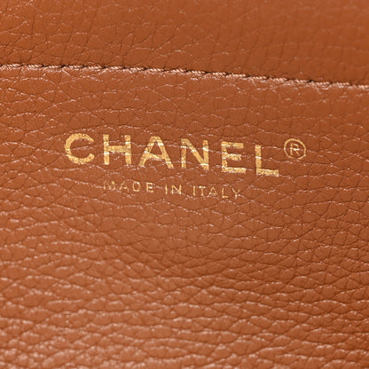 Chanel Grained Calfskin Stitched Urban Essentials Small Shopping Bag Camel 6 of 11