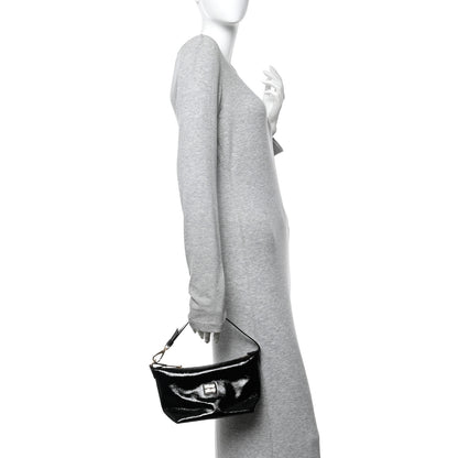 Miu Miu Naplak Patent Mini Spirit Cire Bag Black 2 of 13