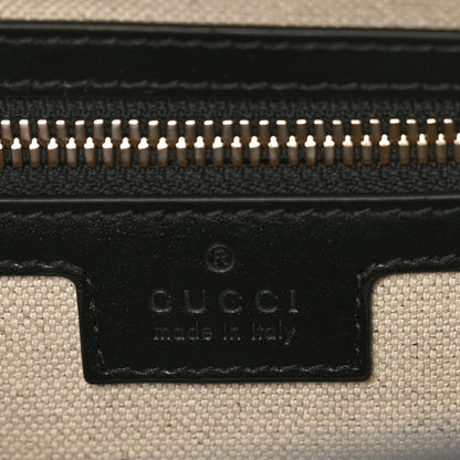 Gucci Calfskin GG Tennis Embossed Duffle Bag Black 5 of 10