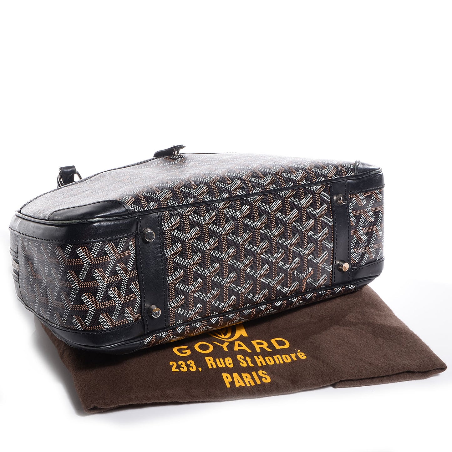 Goyardine Saint Jeanne MM Bowler Black
