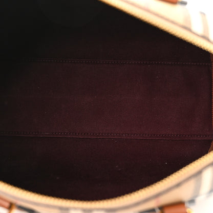 Burberry Horseferry Check Medium Bowling Bag Tan 5 of 10