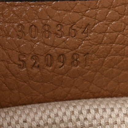 Gucci Pebbled Calfskin Small Soho Disco Bag Camelia 7 of 13