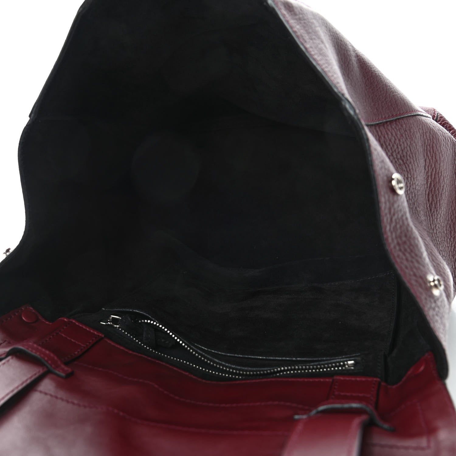 Proenza Schouler Pebbled Calfskin PS Courier Backpack Oxblood 4 of 4