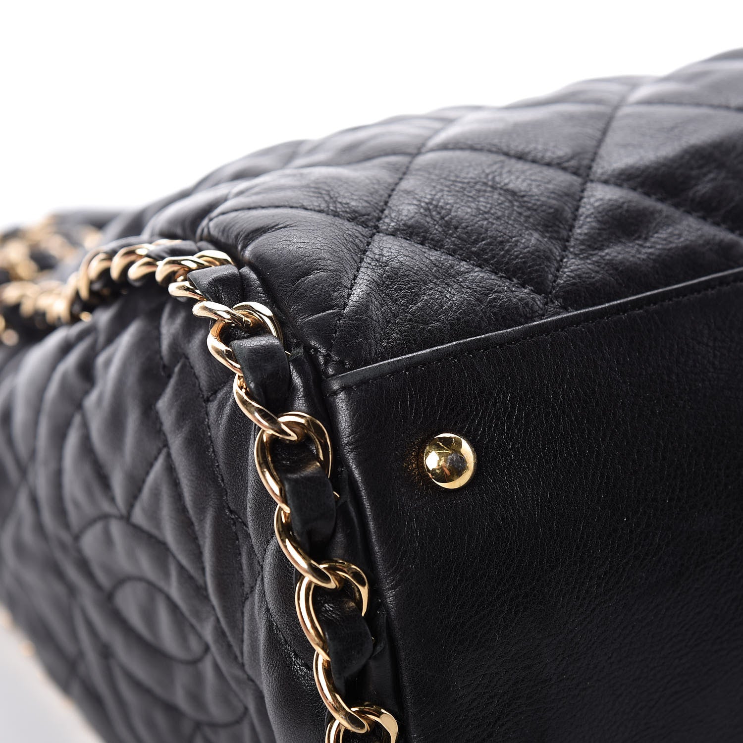 Chanel Calfskin Quilted Large Chain Me Hobo Black 13 of 13