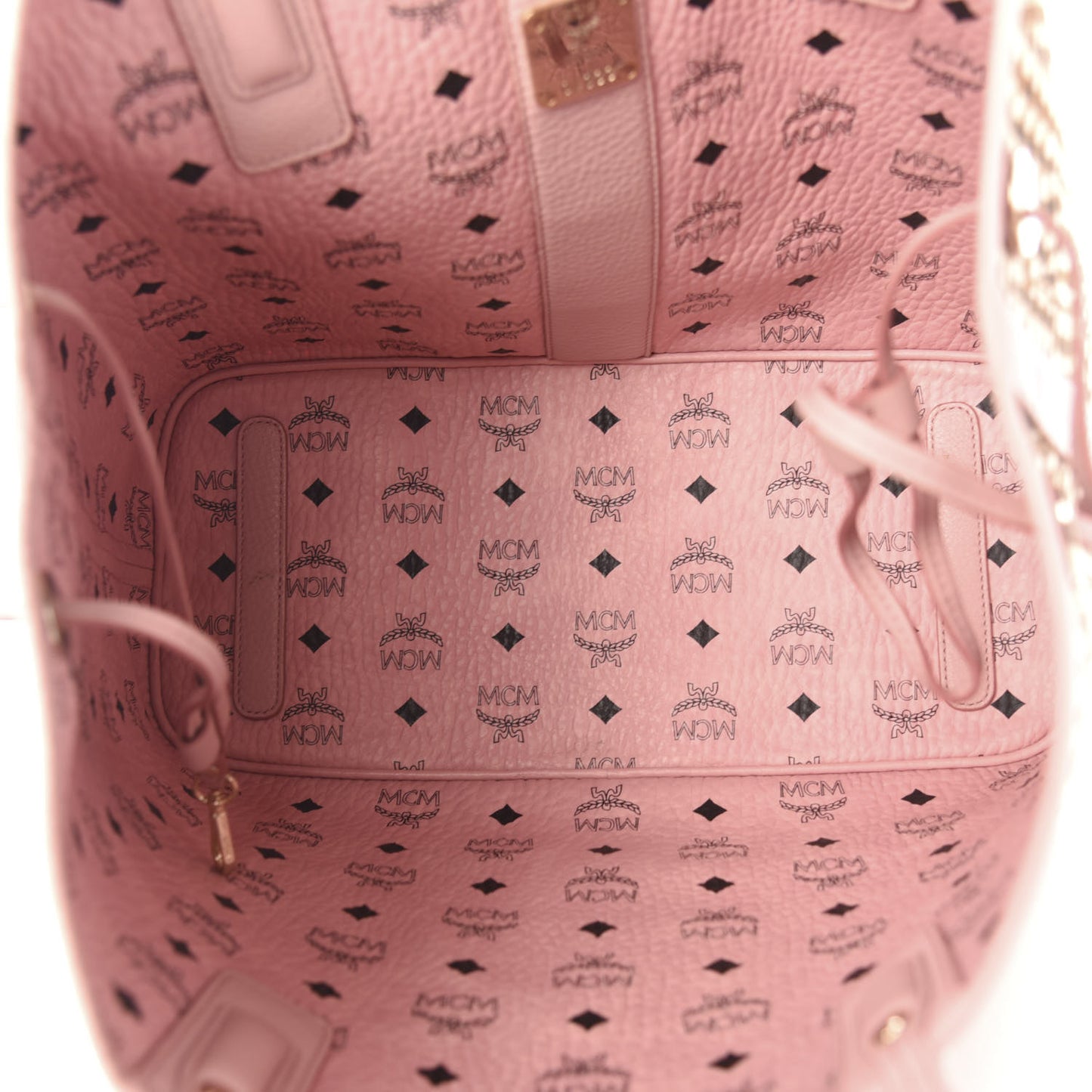 Visetos Medium Liz Reversible Shopper Tote Soft Pink