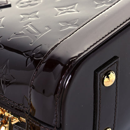 Louis Vuitton Vernis Alma BB Amarante 8 of 12
