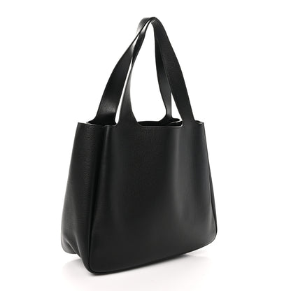Prada Vitello Daino Soft Medium Dynamique Tote Black 3 of 9