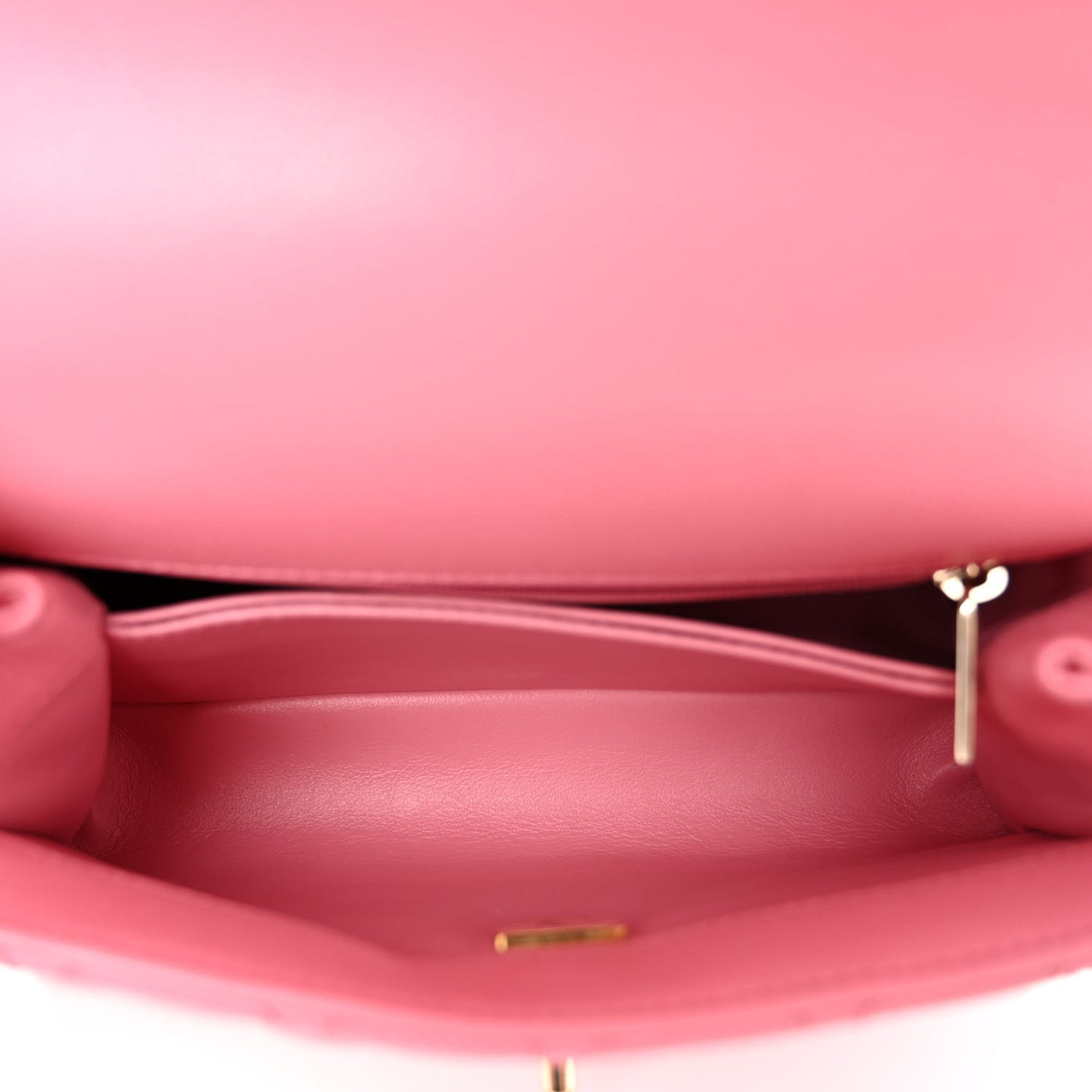 Caviar Quilted Mini Coco Chain Handle Flap Pink