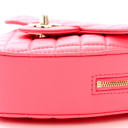 Chanel Lambskin Quilted CC In Love Heart Bag Pink 10 of 12