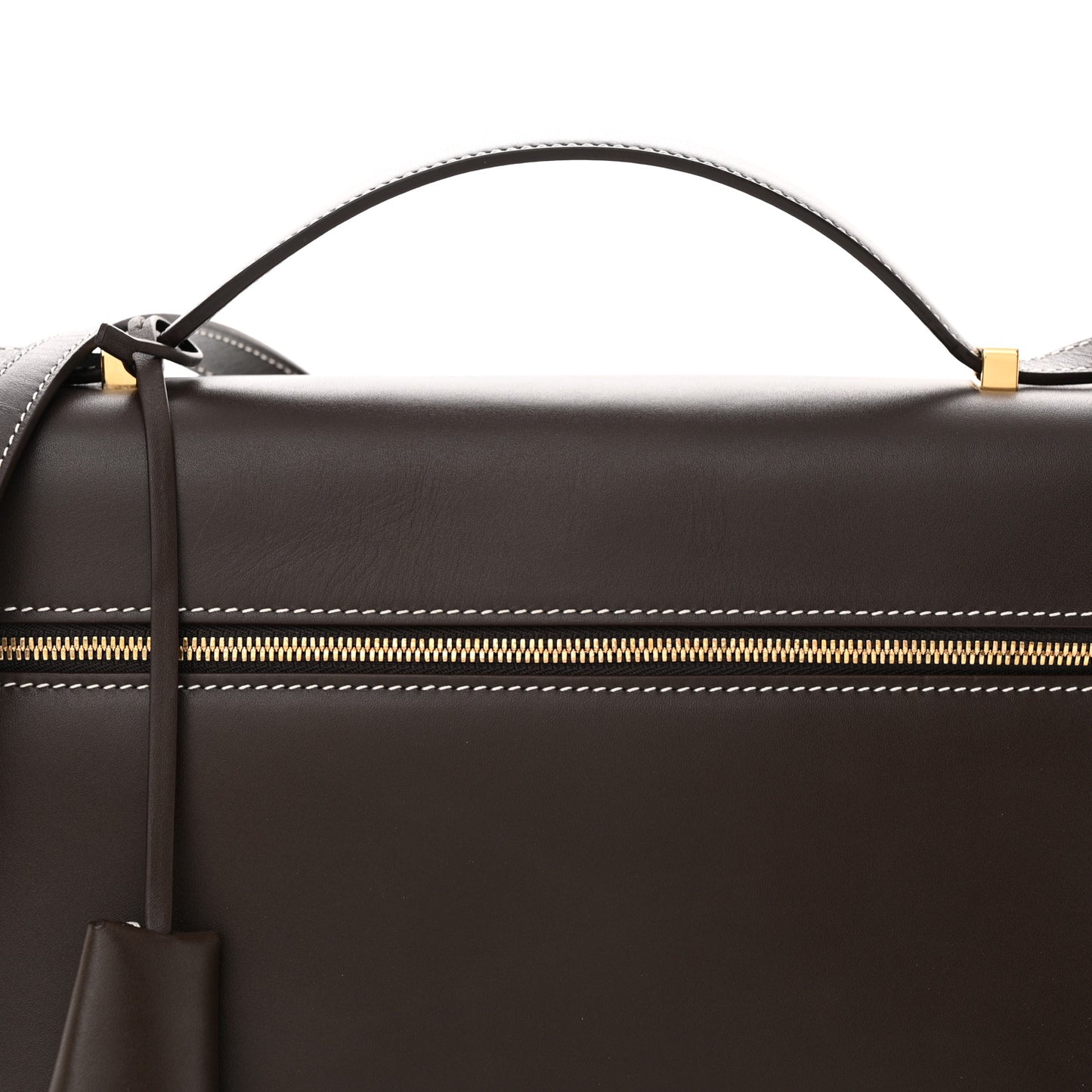 Smooth Calfskin Extra Bag L27 Dark Chocolate Licorice