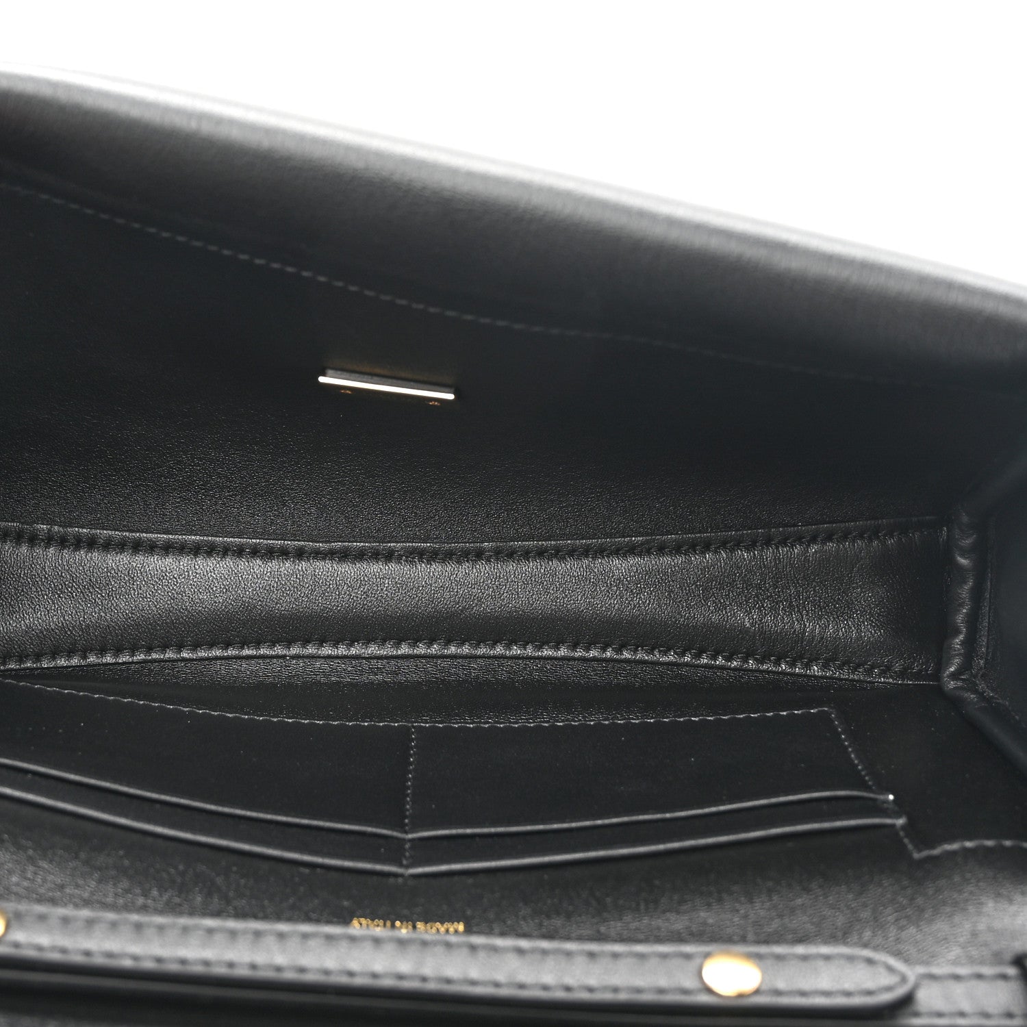 Balenciaga Smooth Calfskin Small Bel Air Clutch On Strap Black 5 of 10