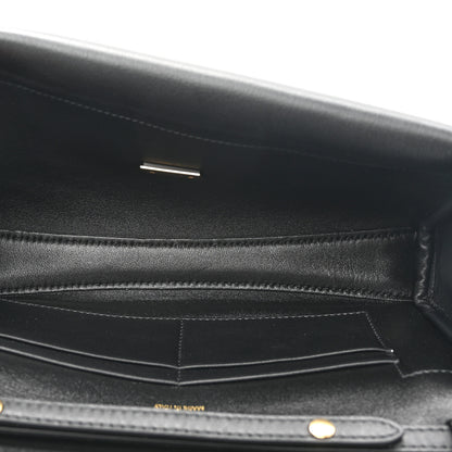 Balenciaga Smooth Calfskin Small Bel Air Clutch On Strap Black 5 of 10