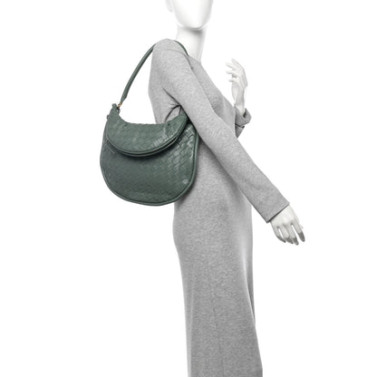 Bottega Veneta Nappa Intrecciato Medium Gemelli Aloe 2 of 10