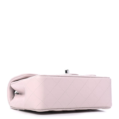 Chanel Lambskin Quilted Mini Rectangular Flap Light Purple 3 of 4