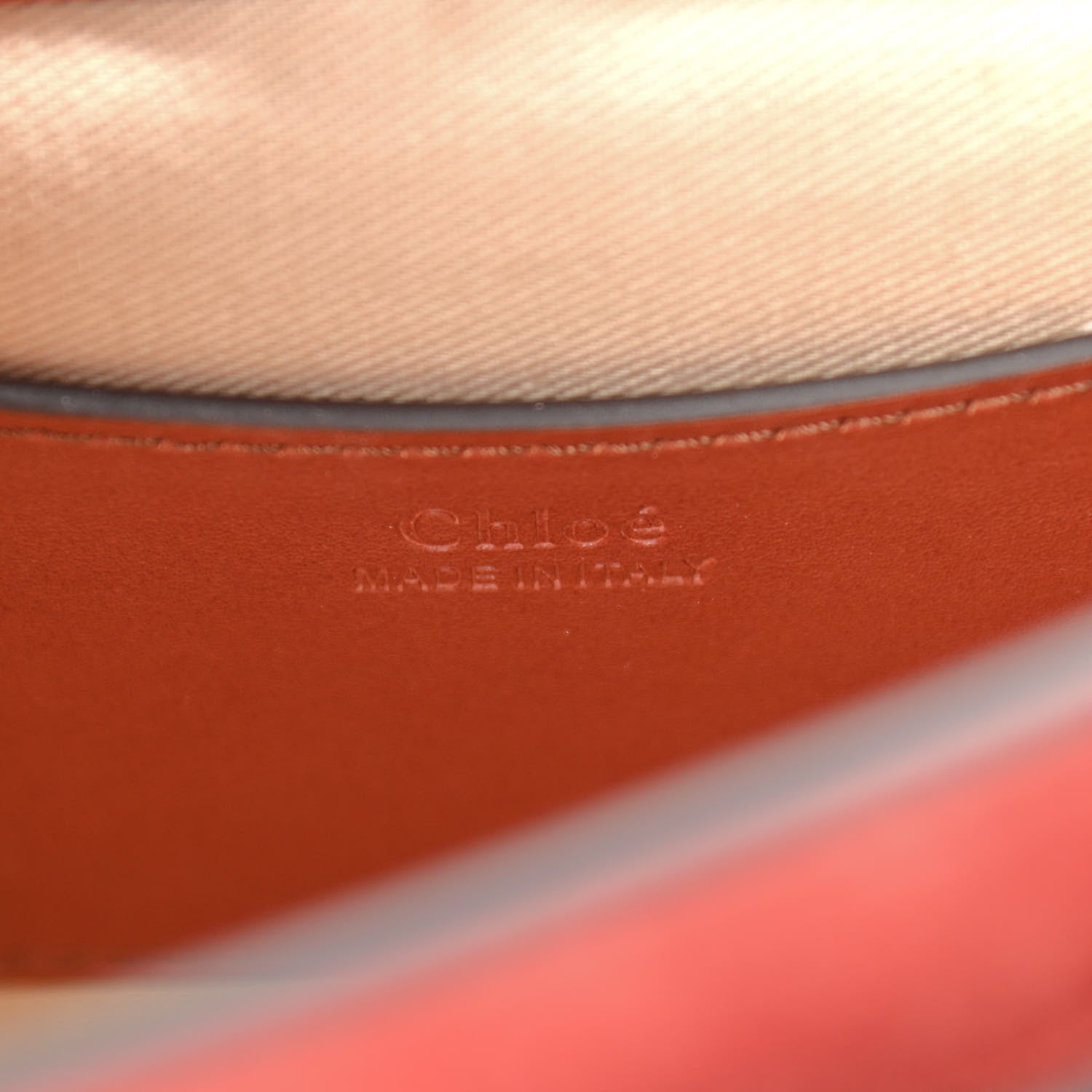 Chloe Calfskin Small Tess Bag Sepia Brown 5 of 10