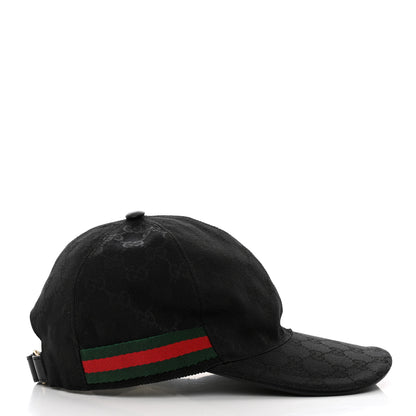 Gucci Monogram Web Baseball Hat M Black 5 of 9