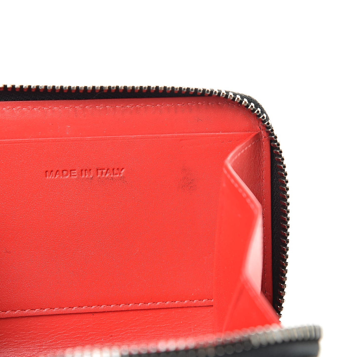 Calfskin Studded Panettone Coin Purse Black