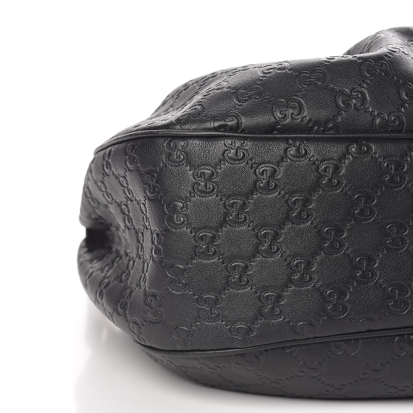 Guccissima Medium Sukey Hobo Black