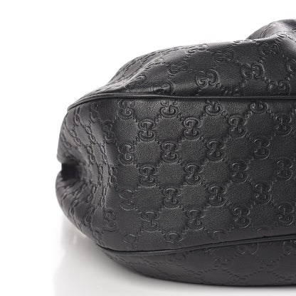 Gucci Guccissima Medium Sukey Hobo Black 8 of 10