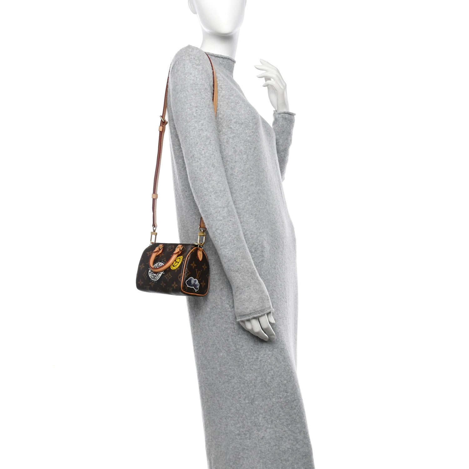 Louis Vuitton Monogram World Tour Nano Speedy 2 of 10