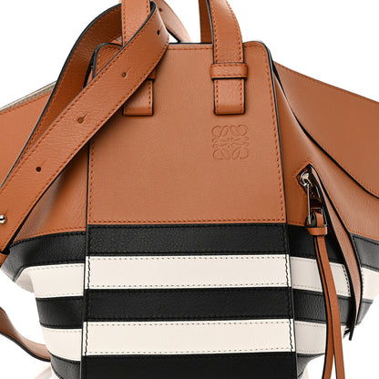 Loewe Calfskin Marine Stripe Small Hammock Shoulder Bag Tan 8 of 15