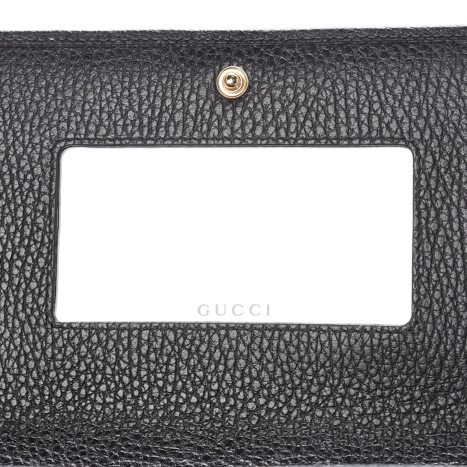 Gucci Calfskin Mini GG Marmont Chain Wallet Black 7 of 10