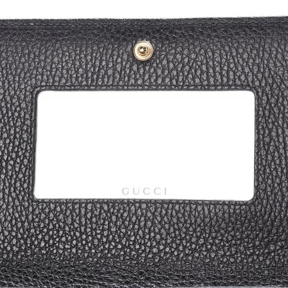 Gucci Calfskin Mini GG Marmont Chain Wallet Black 7 of 10
