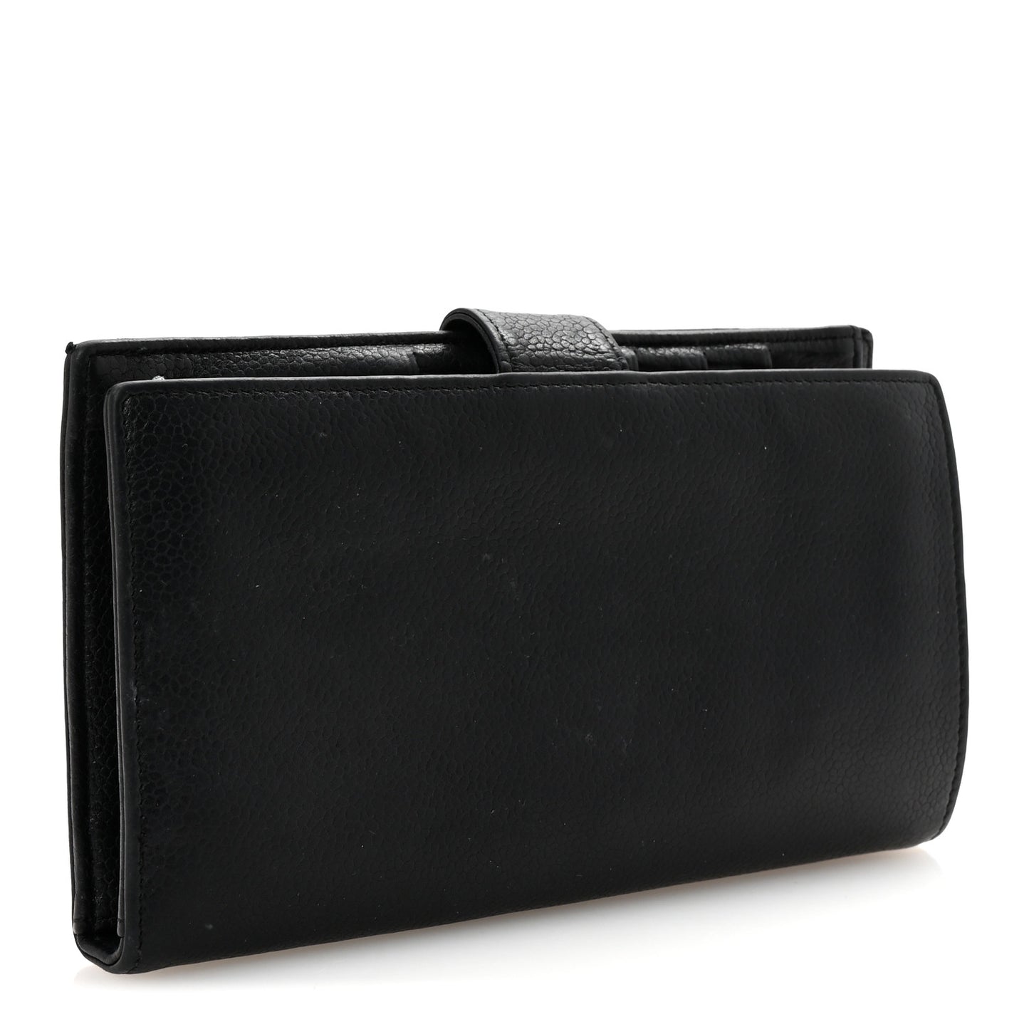 Caviar Timeless CC French Wallet Black