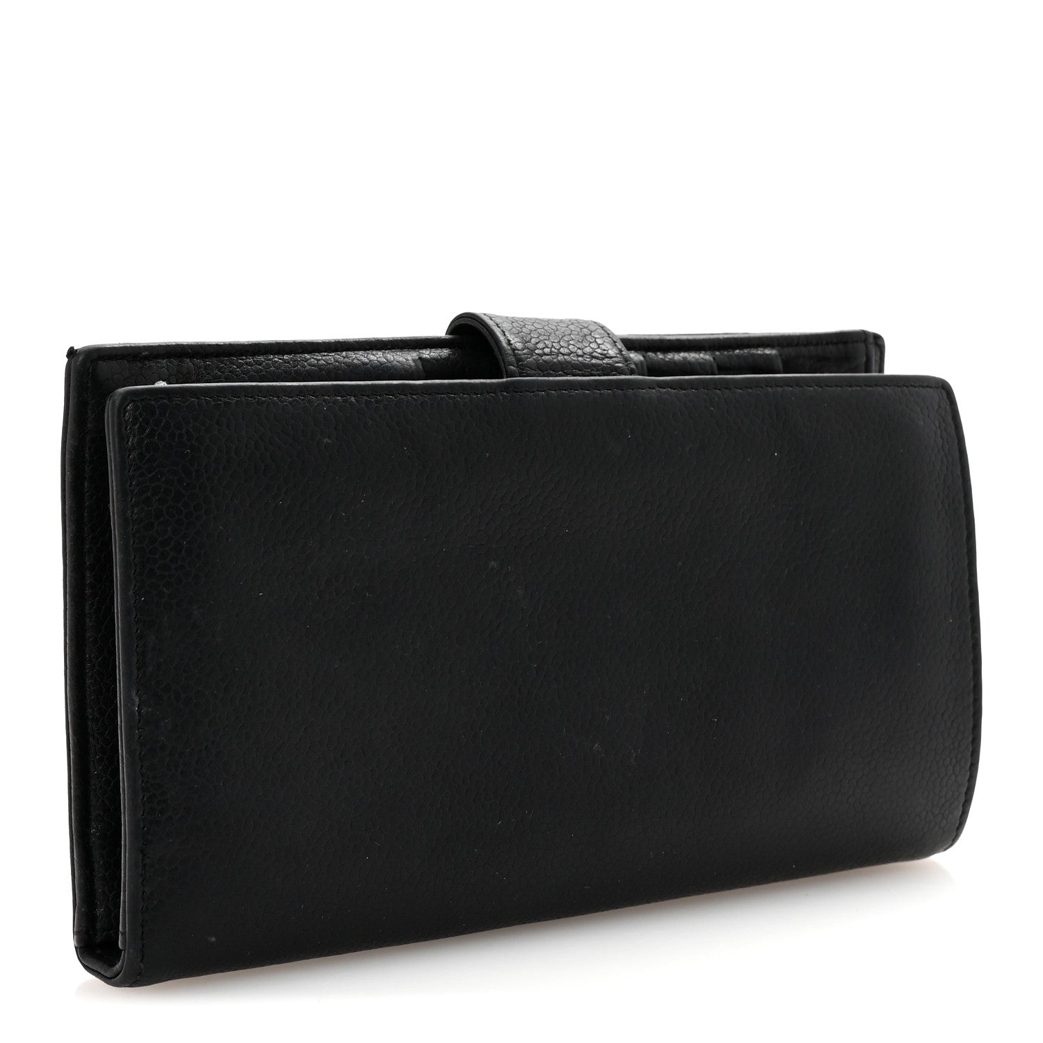 Chanel Caviar Timeless CC French Wallet Black 3 of 7