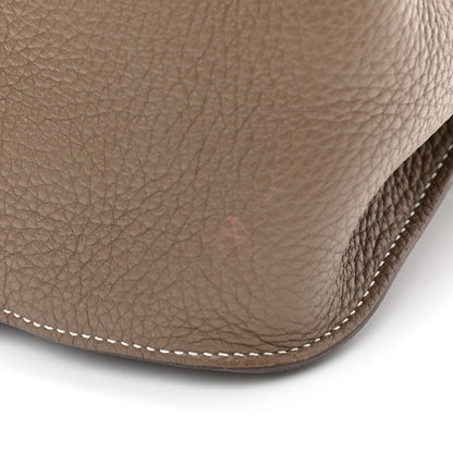 Hermes Taurillon Clemence Jypsiere 34 Etoupe 13 of 13