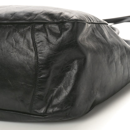 Prada Soft Calf Shopping Tote Black 9 of 9