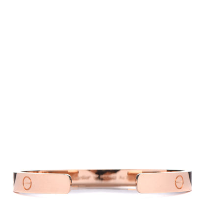 Cartier 18K Pink Gold LOVE Cuff Bracelet 16 3 of 5
