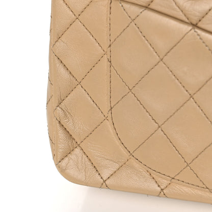 Chanel Lambskin Quilted Small Double Flap Beige 17 of 19