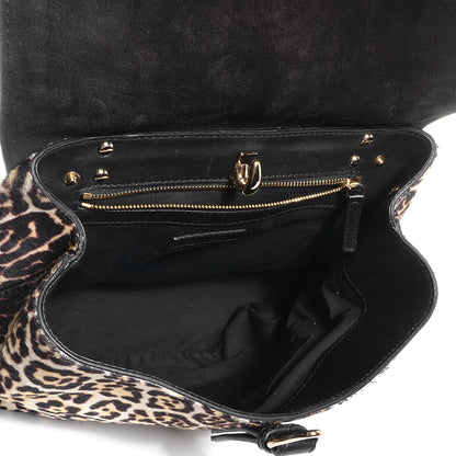 Givenchy Calf Hair Leopard Print Mirte Saddle Bag 6 of 10