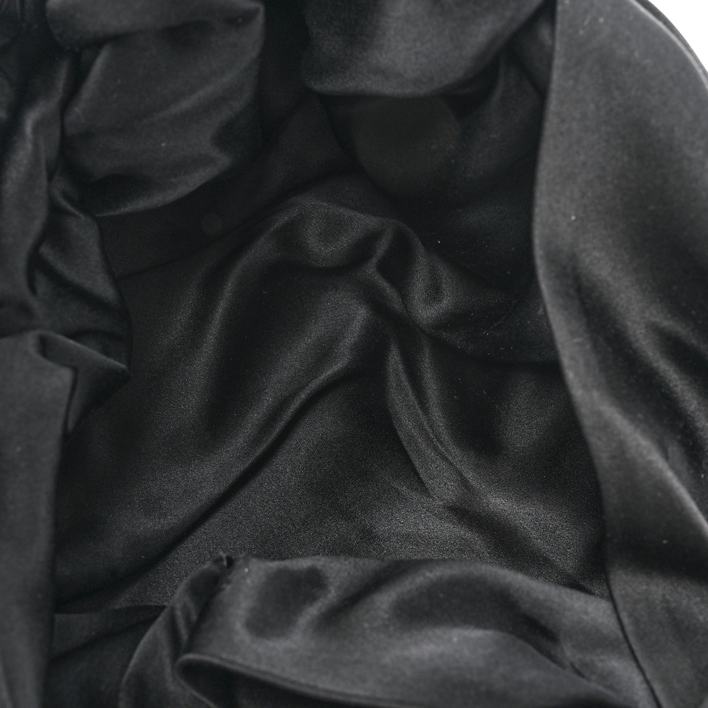 Satin Small Ascot Bag Black