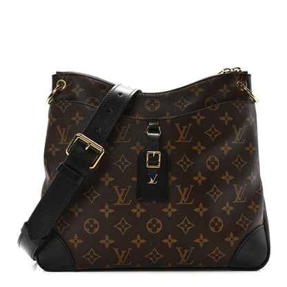 Louis Vuitton Monogram Odeon MM Black 1 of 8