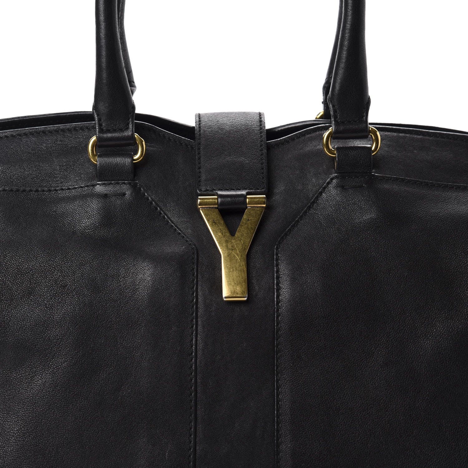 Saint Laurent Sheepskin Large Cabas ChYc Grey 16 of 16