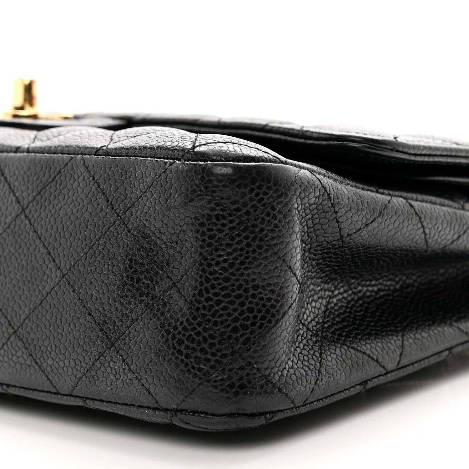 Chanel Caviar Quilted Medium Double Flap Black 10 of 11